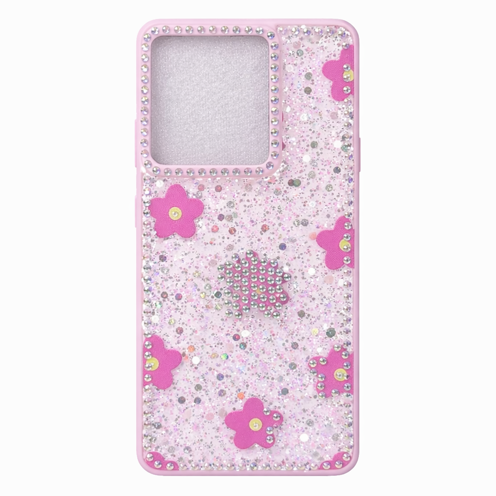 CASE FLORES BRILOS MOTOROLA EDGUE 60 FUSION