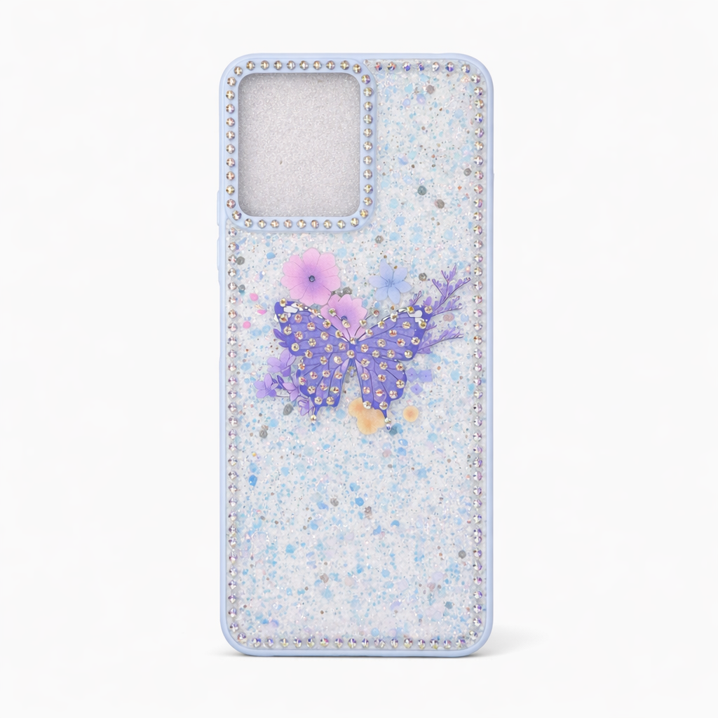 CASE MARIPOSA AZUL REDMI 12