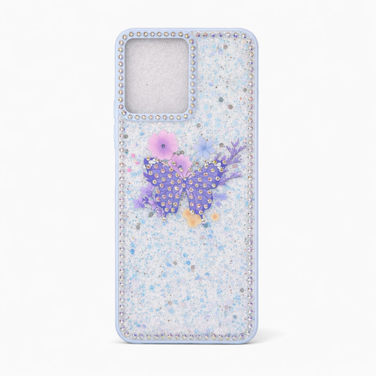 CASE MARIPOSA AZUL REDMI 12