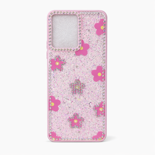 CASE FLORES BRILLOS REDMI 12