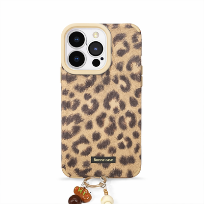 CASE LEOPARDO CON STRAP IPH 15 PRO