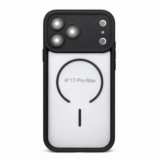 CASE HUMO CON P DE CAMARA NEGRO IPH 17 PRO MAX