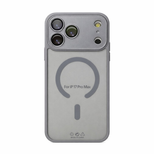 CASE HUMO CON P DE CAMARA GRIS IPH 17 PRO MAX