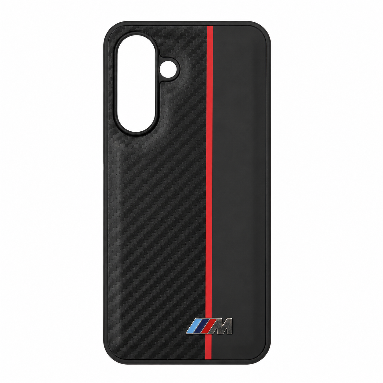 CASE FIBRA Y CUERO NEGRO BMW SM A17