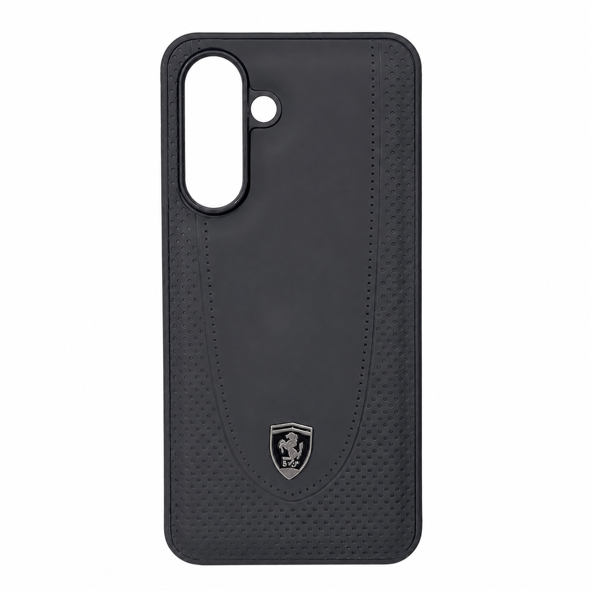 CASE CUERO NEGRO MATE FERRARI SM A35