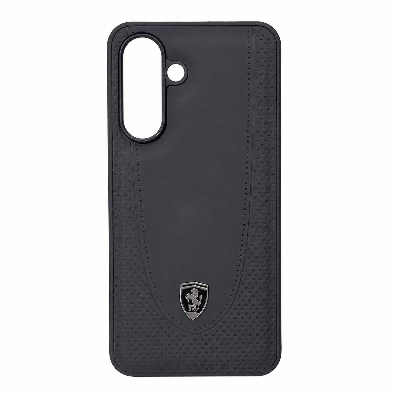 CASE CUERO NEGRO MATE FERRARI SM A17