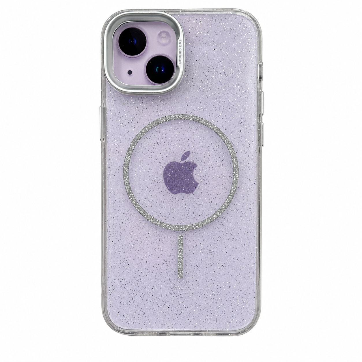 GLITTER BLANCO CON SOPORTE IPH 13/14/15