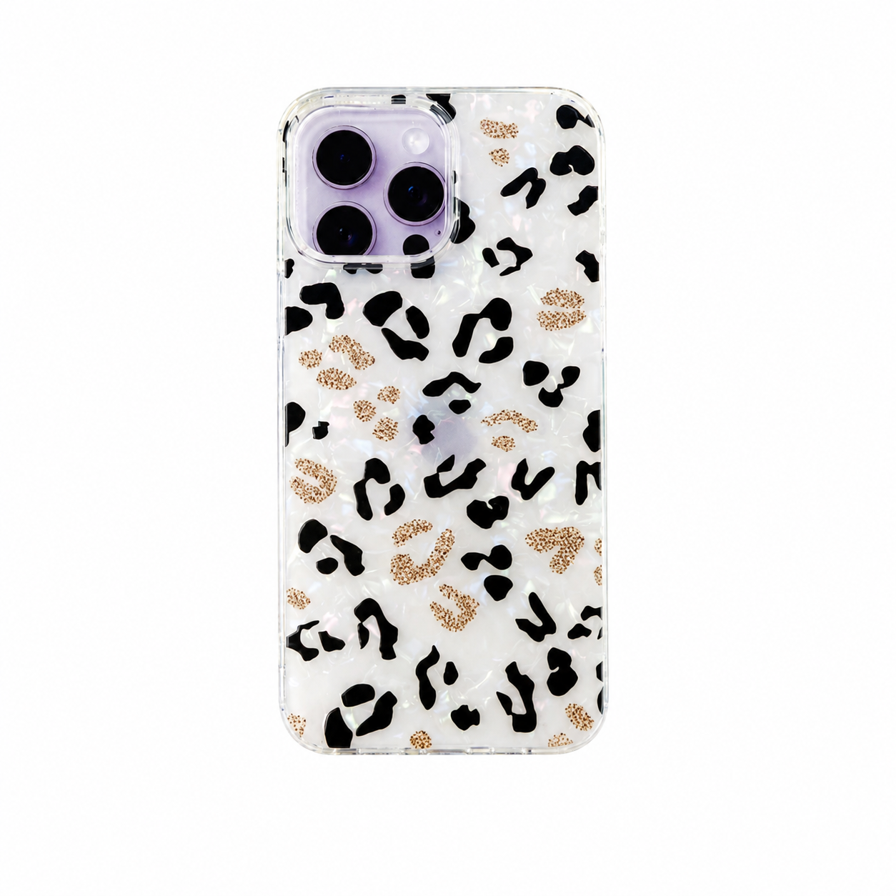 Animal print blanco IPH 16 PRO MAX