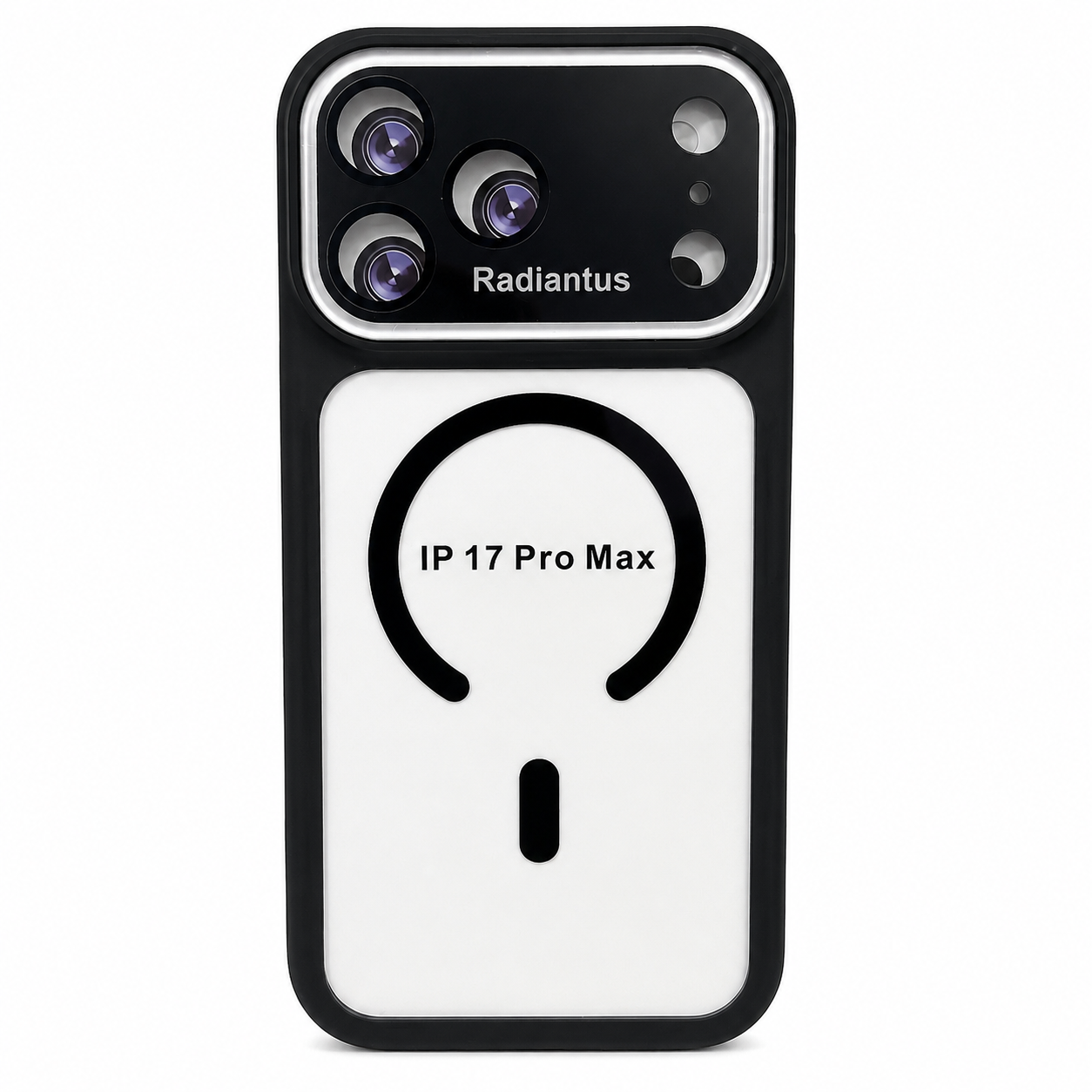 CASE NEGRO MGS P CAMARA IPH 17 PRO MAX