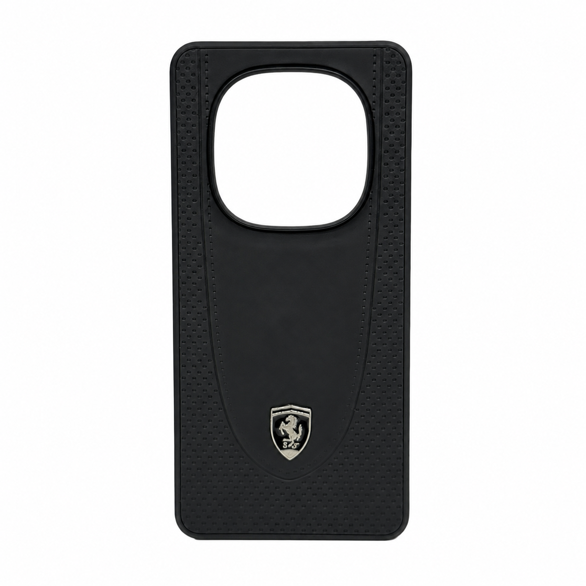 CASE CUERO NEGRO MATE FERRARI RM NOTE 14 PRO 4G