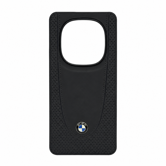 CASE CUERO NEGRO MATE BMW RM NOTE 14 PRO4G