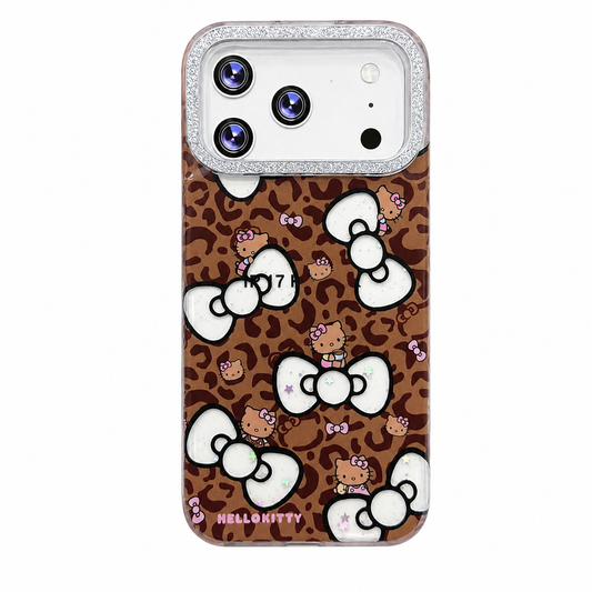 CASE H KITTY ANIMAL PRINK COQUETE IPH 17 PRO MAX