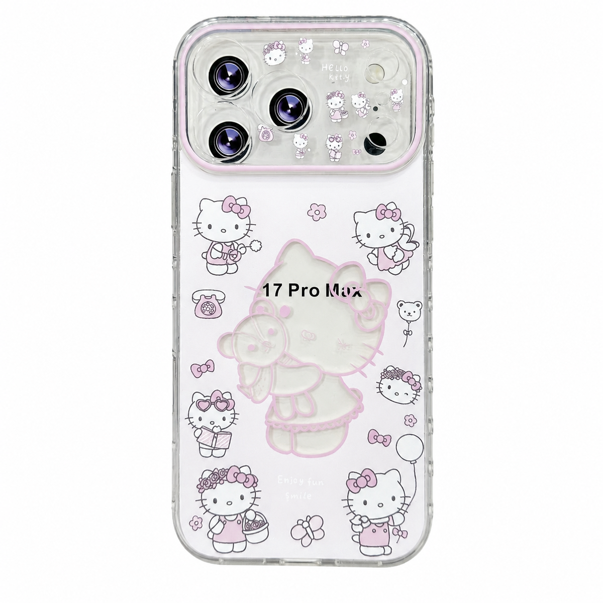 CASE HELLO KITTY ROSA IPH 17 PRO MAX