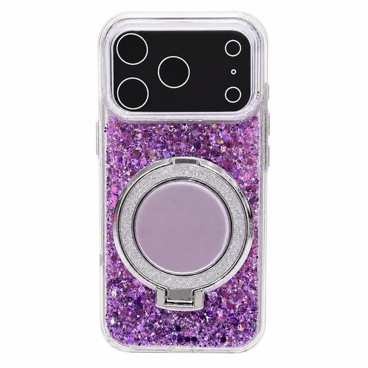 CASE ESPEJO CON SOPORTE MORADO IPH 17 PRO