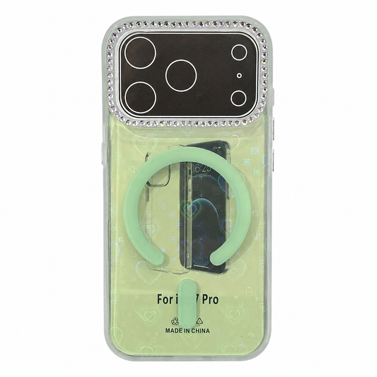 CASE MGS VERDE BRILLOS IPH 17 PRO