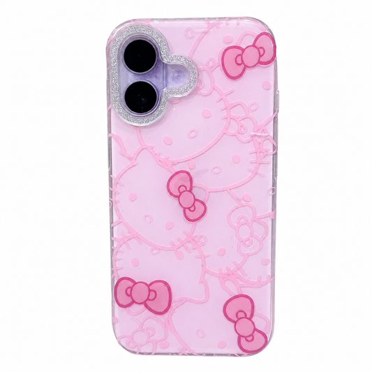 CASE KITTY COQUETE MAS AROS IPH 16/17