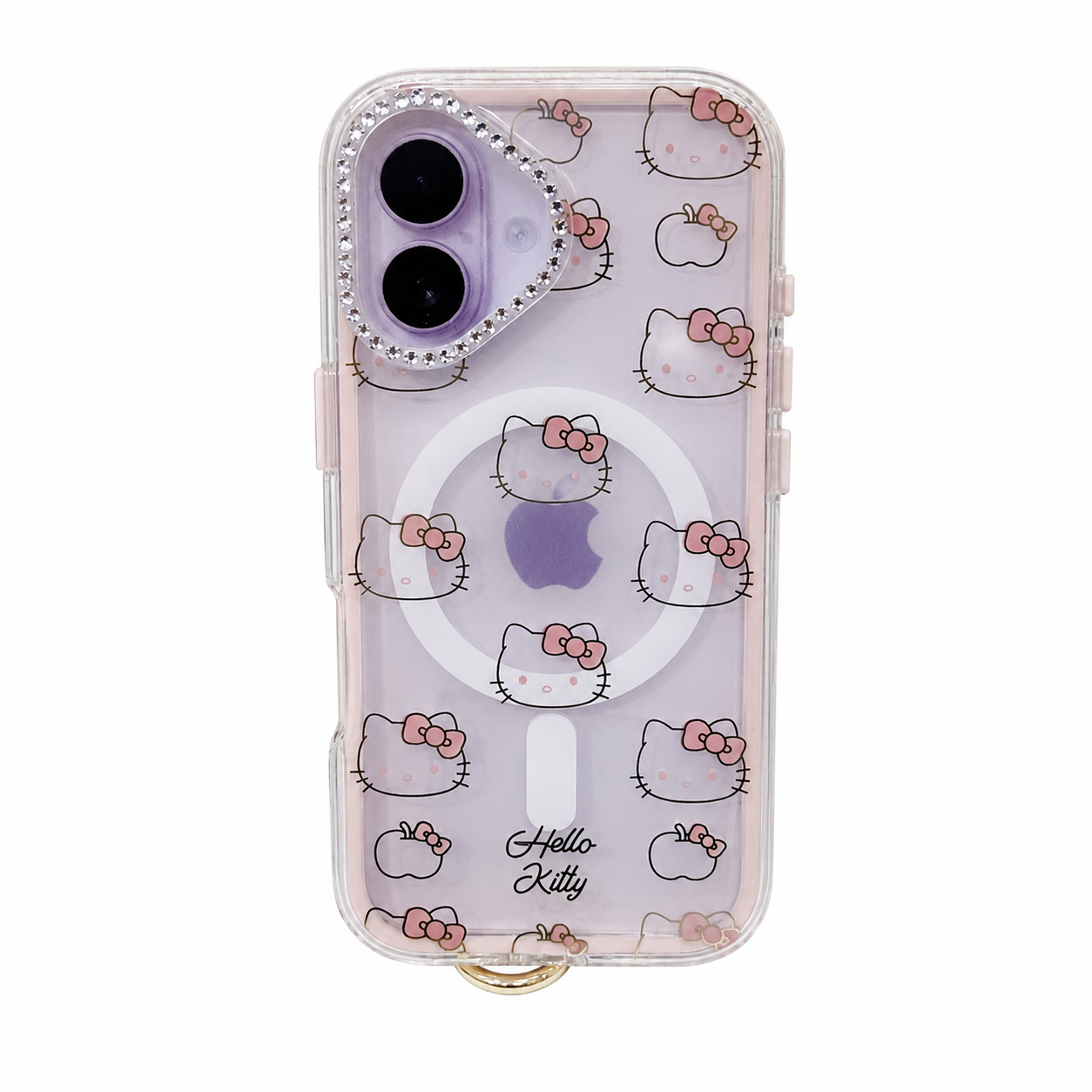 CASE STRAP COQUETE HELLO KITTY MGS IPH 16/17
