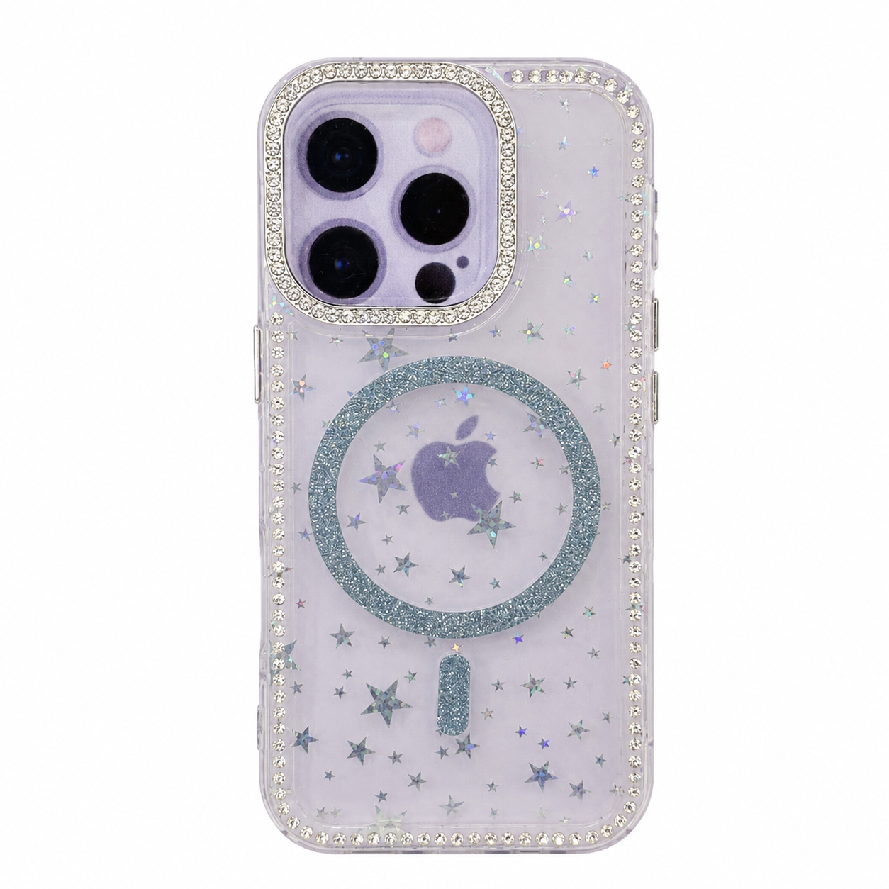 CASE MGS GLITTER AZUL IPH 16 PRO