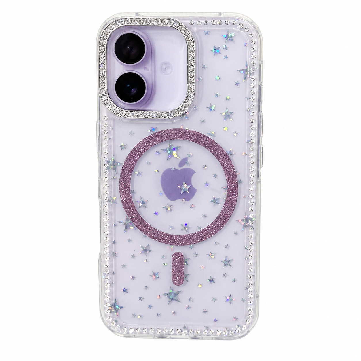 CASE GLITTER MGS ROSA IPH 16