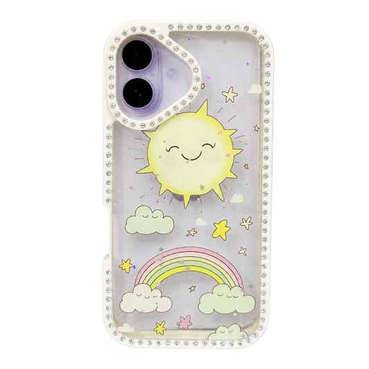 CASE DIAMOND DOBLE BEIGE SOL IPH 16