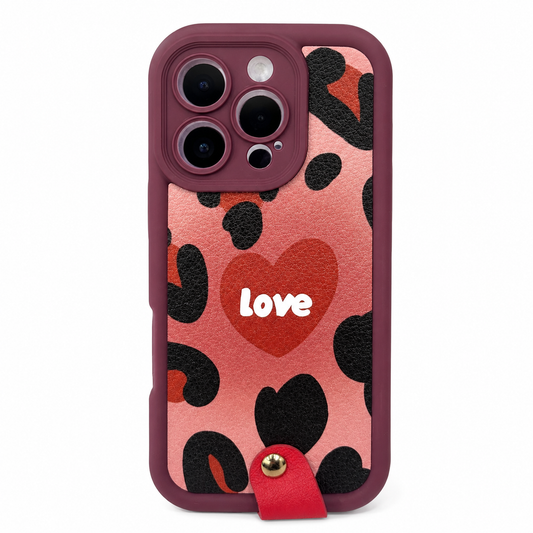 CASE ANTICHOQUE LOVE CON STRAP IPH 16 PRO