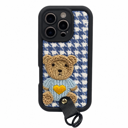 CASE ANTICHOQUE OSO CON STRAP IPH 16 PRO