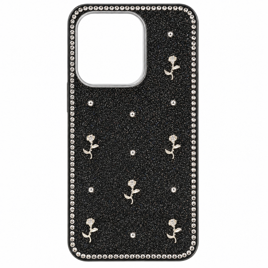CASE ROSAS BLACK REDMI 15C