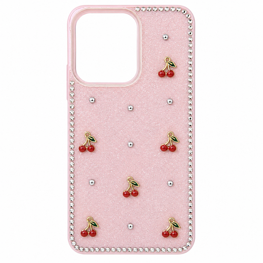 CASE CEREZA ROSA REDMI 15C