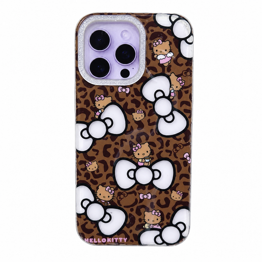 CASE H KITTY ANIMAL PRINK COQUETE MAS AROS IPH 16 PRO MAX