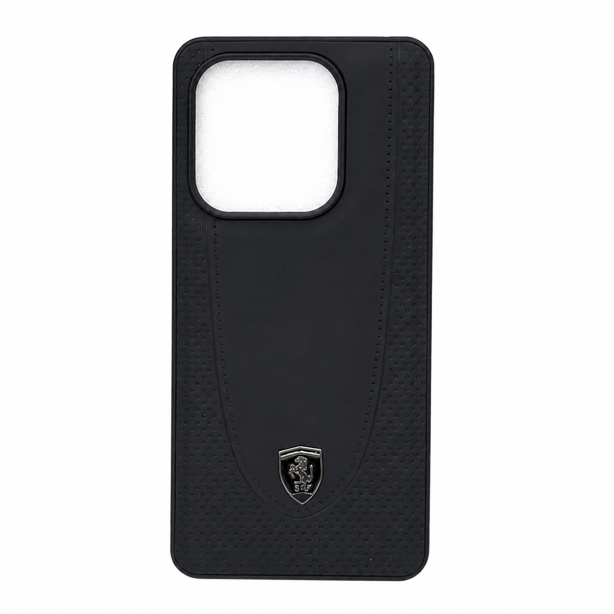CASE CUERO NEGRO MATE FERRARI RM NOTE 14 4G