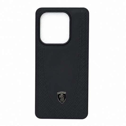 CASE CUERO NEGRO MATE FERRARI RM NOTE 14 4G