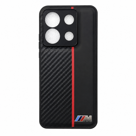 CASE CUERO NEGRO MATE BMW RM NOTE 13 PRO 5G