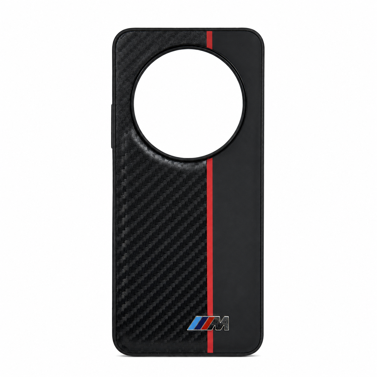 CASE FIBRA Y CUERO NEGRO BMW RM 14C