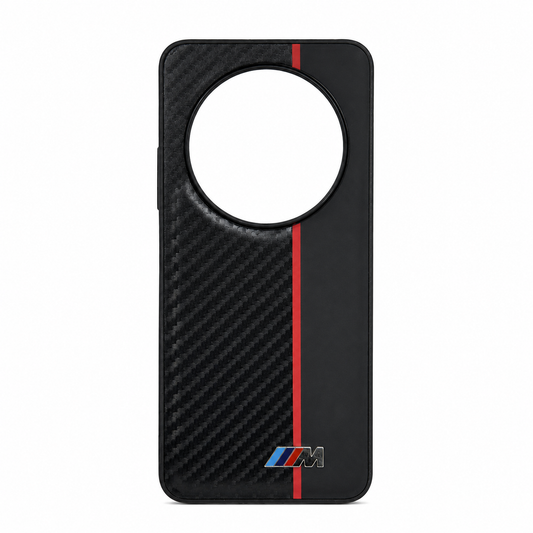 CASE FIBRA Y CUERO NEGRO BMW RM 14C