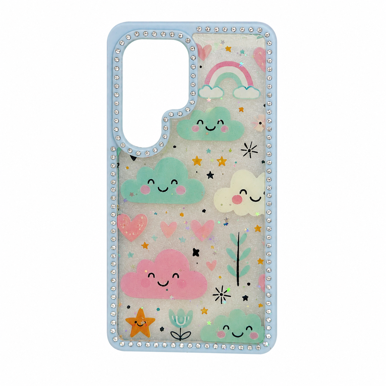 CASE DIAMOND DOBLE NUBE SM S25 ULTRA