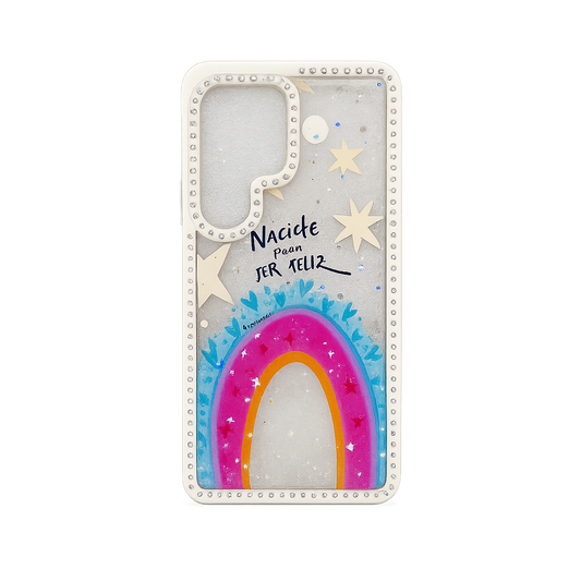 CASE DIAMOND DOBLE ARCOIRIS SM S25 ULTRA