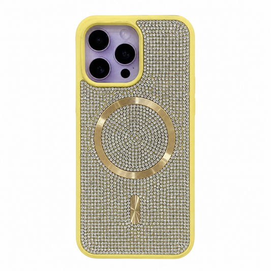 CASE PIEDRAS AMARILLO MGS IPH 15 PRO MAX