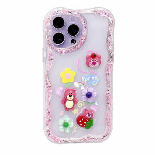 CASES B BRILLOS PINES TIERNOS IPH 12 PRO