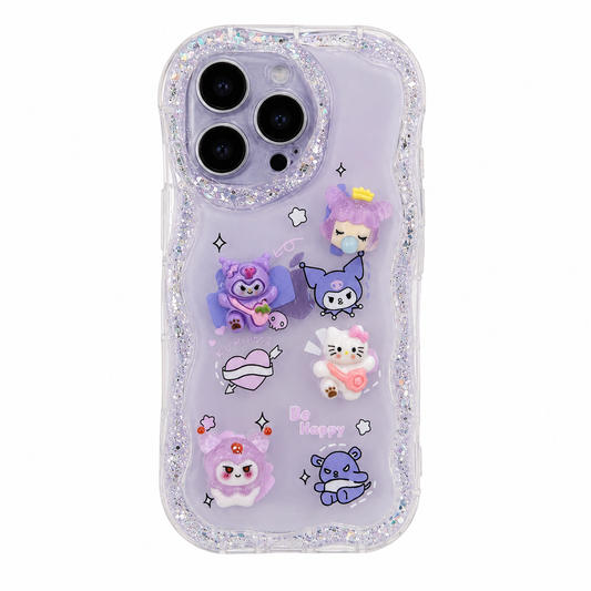 CASES B BRILLOS PINES TIERNOS IPH 12 PRO