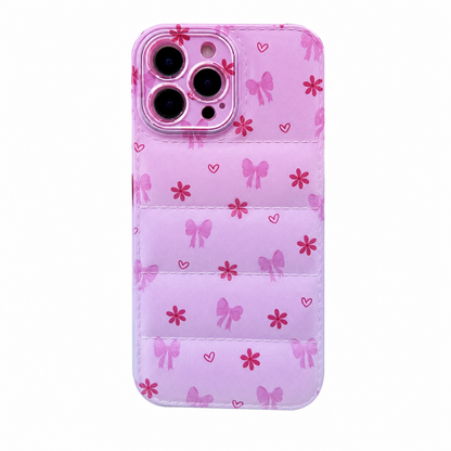 CASE CORA ROSA Y STRAP BRILLOS IPH 13 PRO MAX