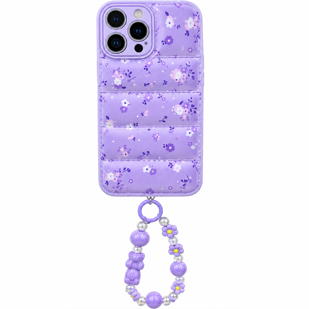 CASE LAZOS MORADOS Y STRAP IPH 13 PRO MAX