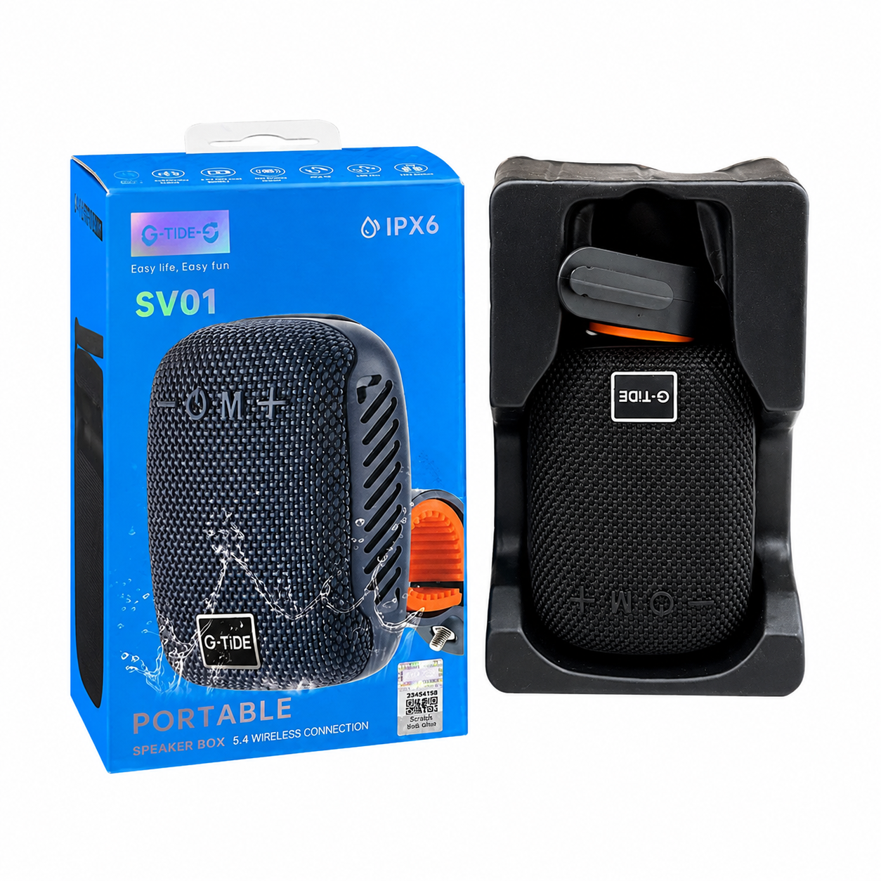 PARLANTE PORTATIL PARA BEHICULOS A PRUEBA DE AGUA SV01 G-TIDE ORIGINAL