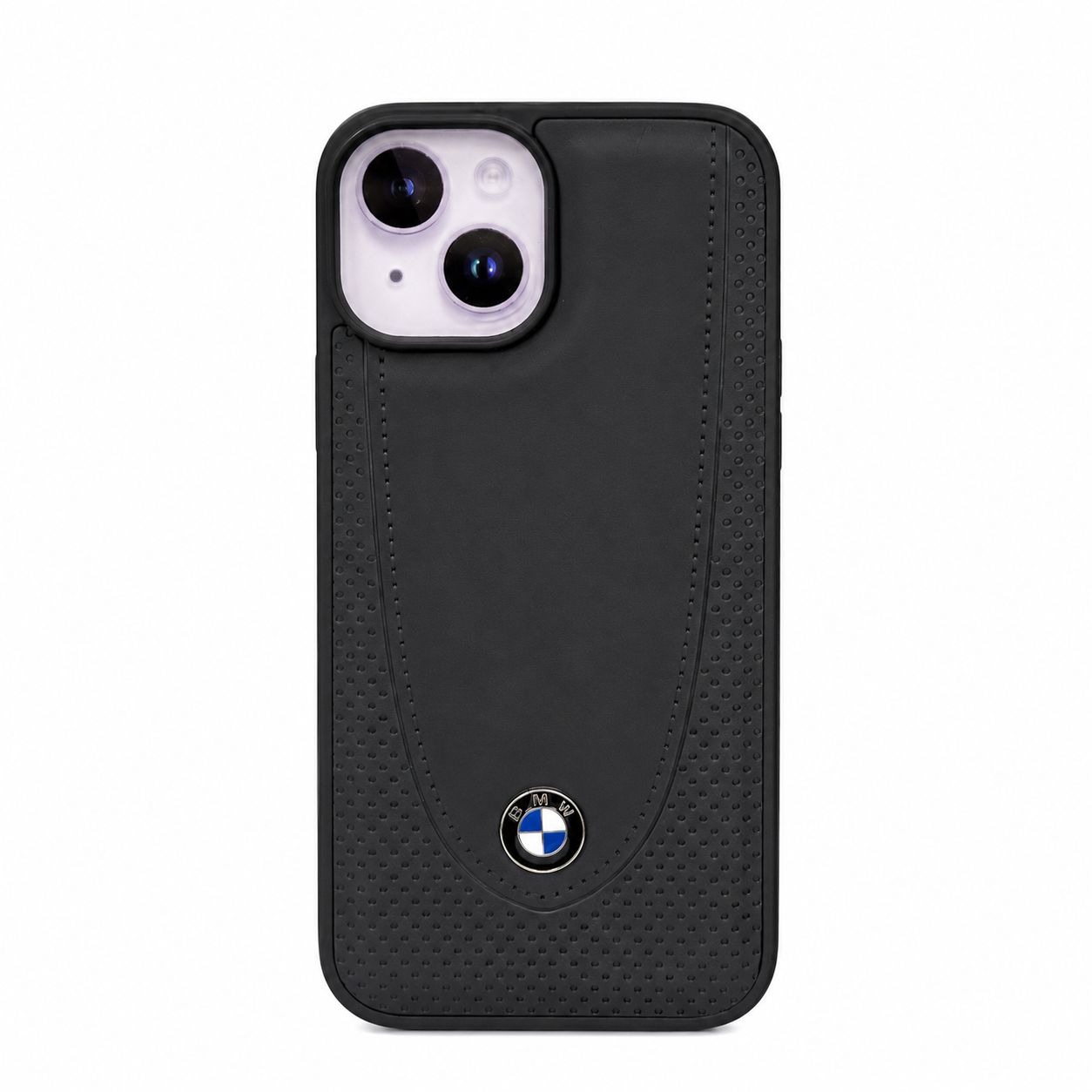 CASE CUERO NEGRO MATE BMW IPH 13/14/15