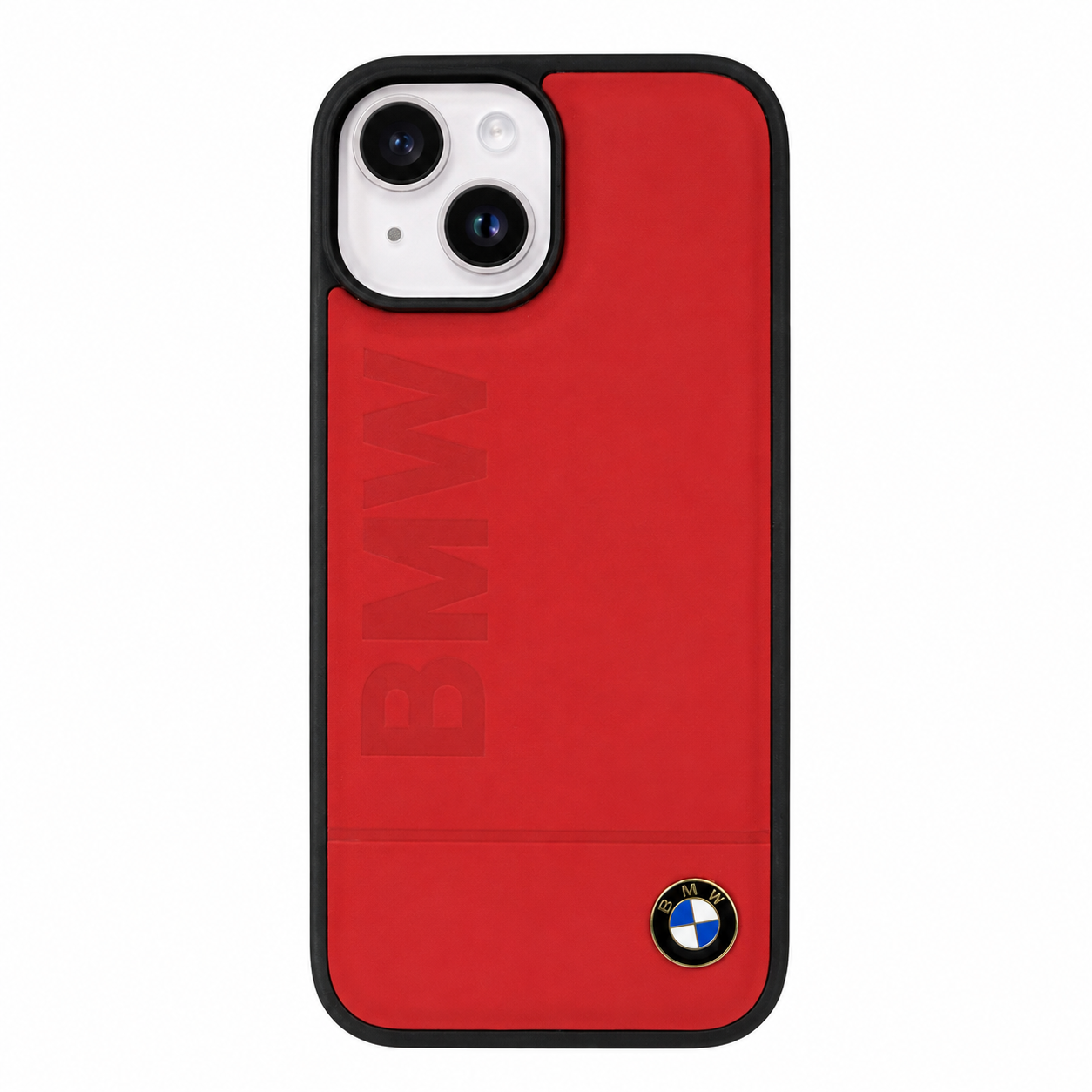 CASE ROJO GAMUSA BMW IPH 13/14/15