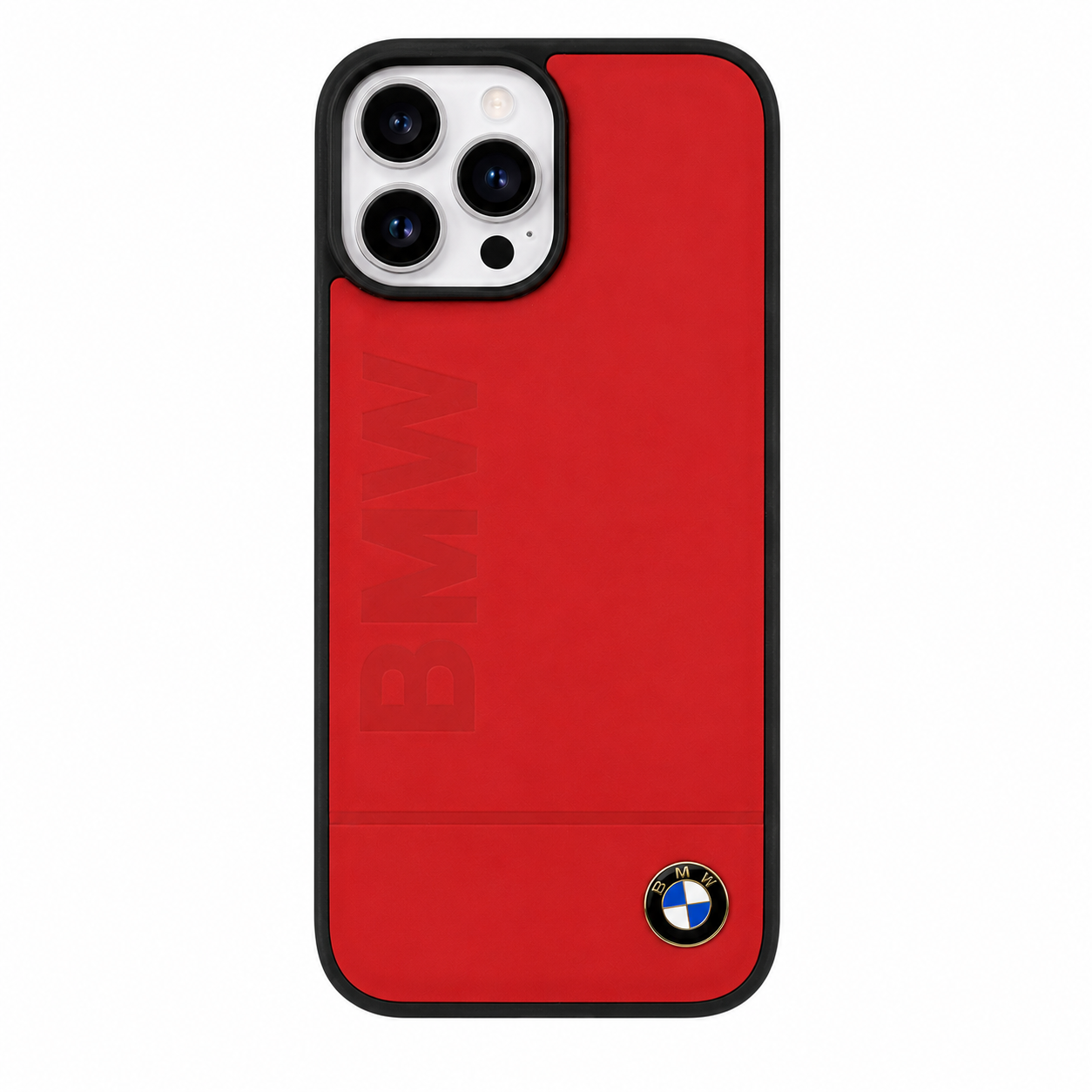 CASE ROJO GAMUSA BMW IPH 13 PRO MAX