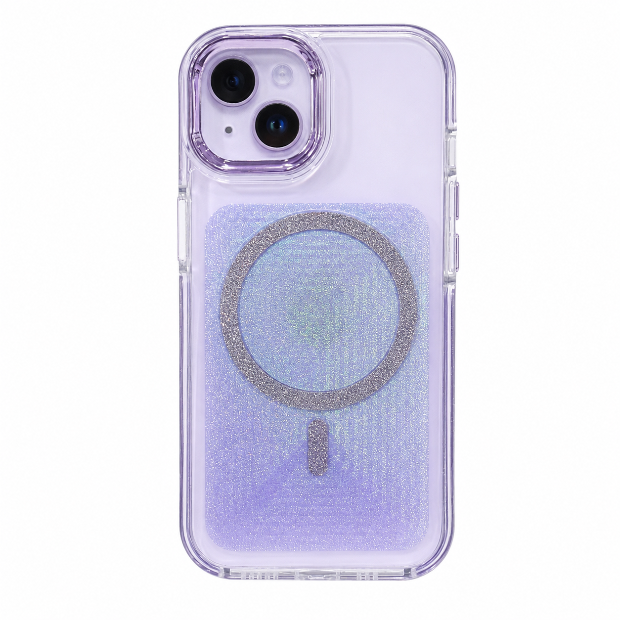 CASE ESCARCHA LILA MGS IPH 13/14/15