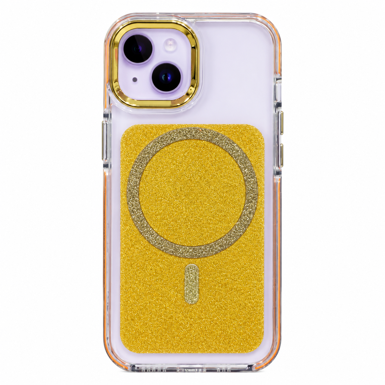 CASE ESCARCHA DORADO MGS IPH 13/14/15