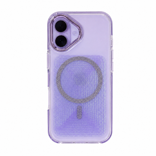 CASE ESCARCHA LILA MGS IPH 16/IPH 17