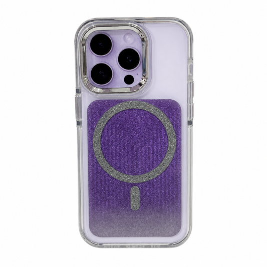 CASE ESCARCHA NEGRO MGS IPH 16 PRO MAX