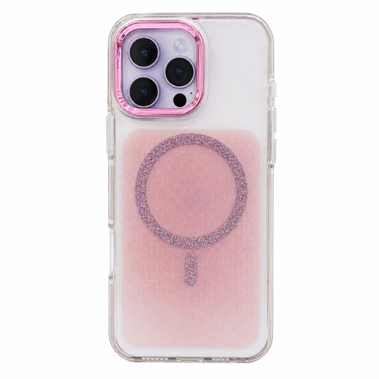 CASE ESCARCHA ROSA MGS IPH 16 PRO MAX